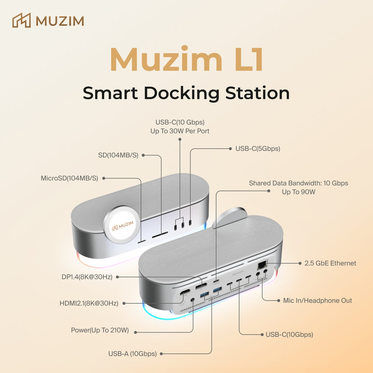 Muzim L1 Smart Docking Station